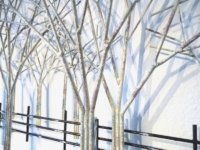 3D wall art wintertrees artisan house