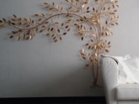 muurdecoratie artisan house 320663 golden hedgerow